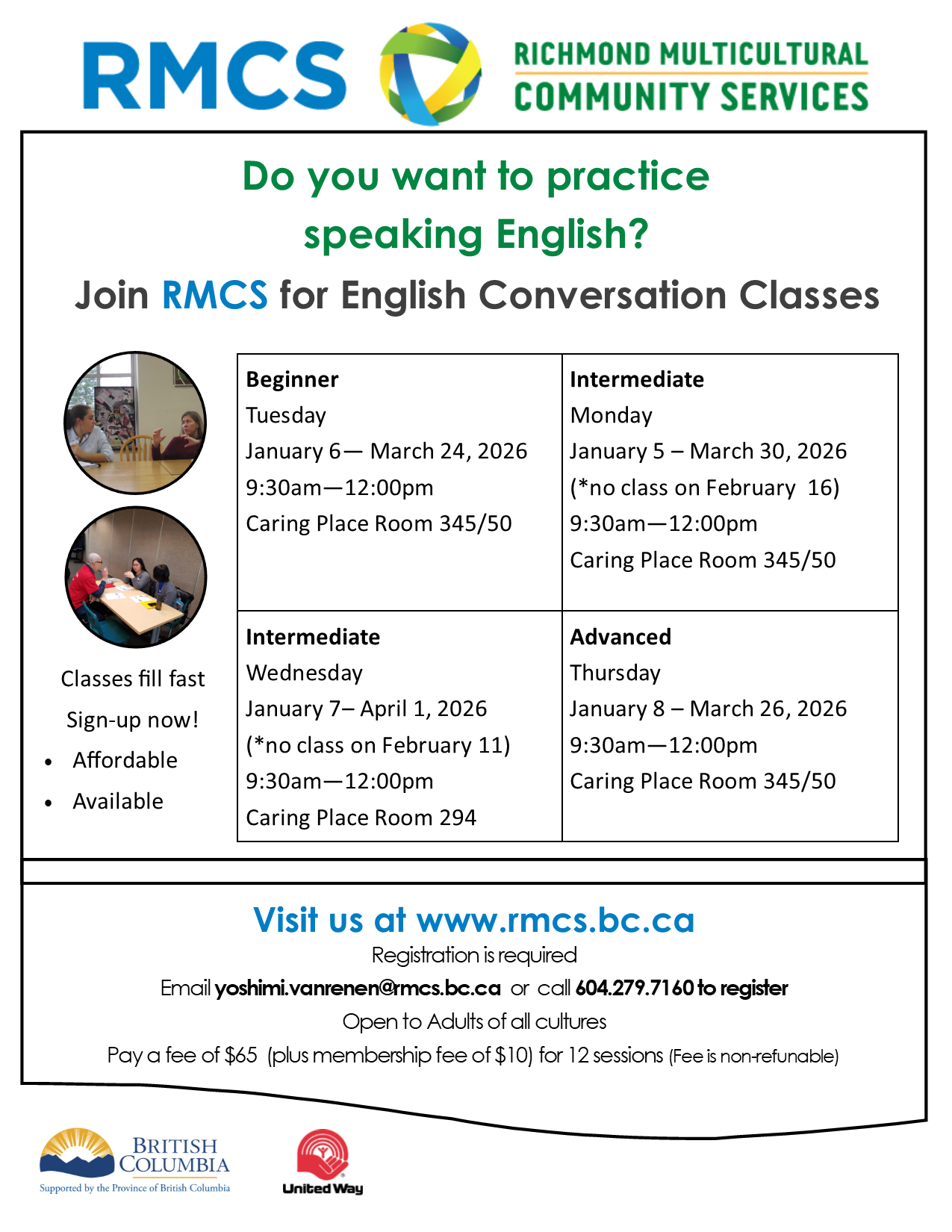 ECC Winter 2026 Flyer