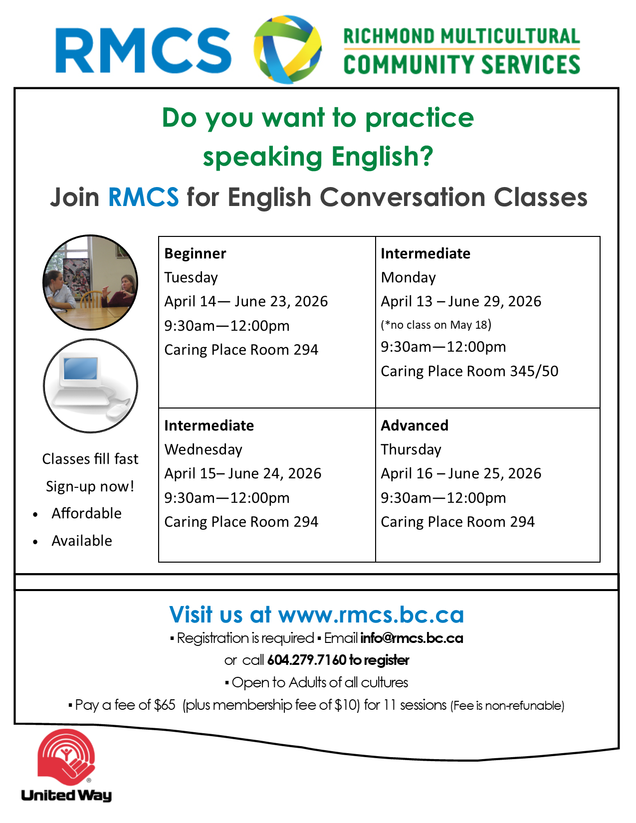 ECC Spring 2026 Flyer