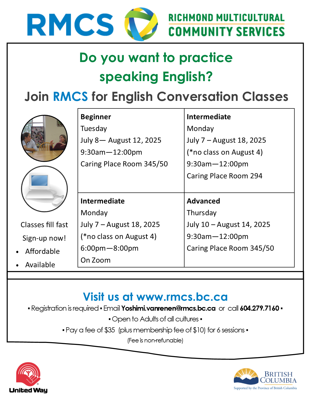 ECC Summer 2025 Flyer ECC Summer 2025 Flyer