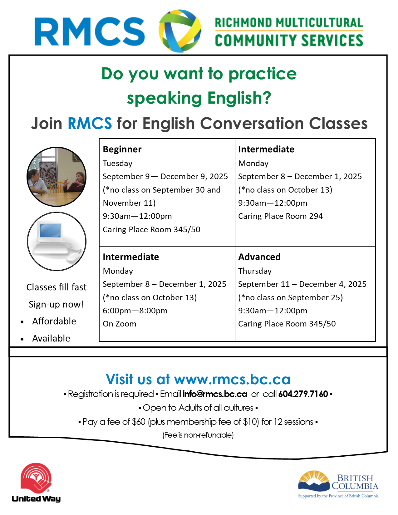 ECC Fall 2025 Flyer ECC Fall 2025 Flyer
